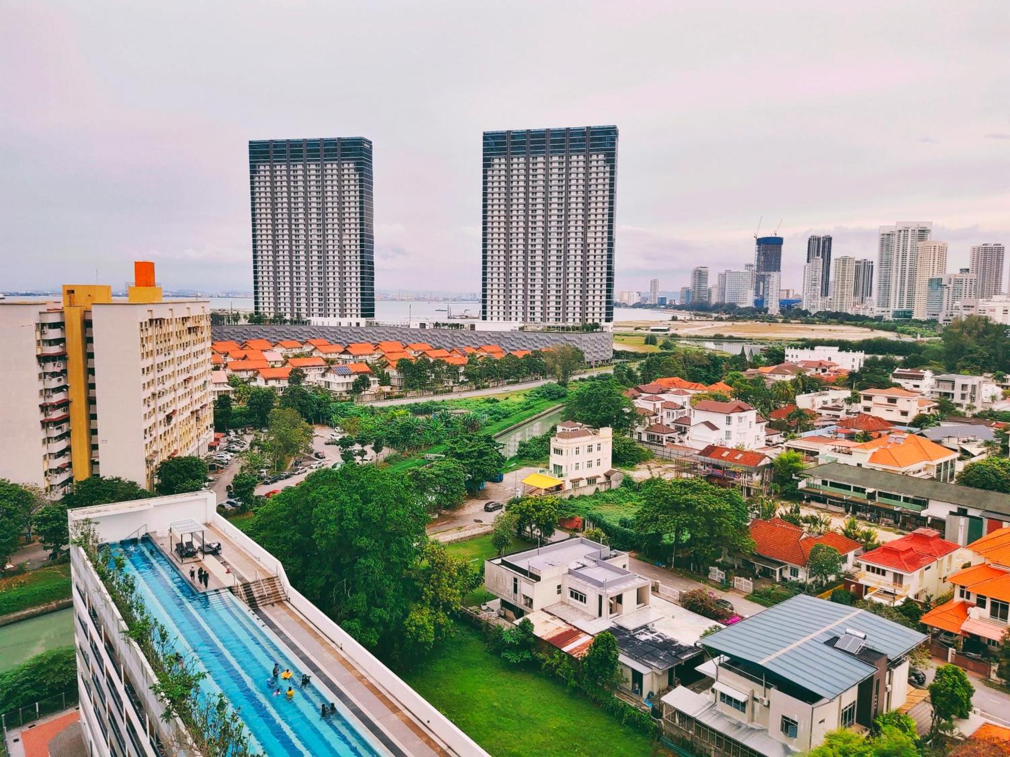 The Landmark By Katana 3Br To 4Br Luxury Seaview Landmark Homestay At Gurney 15-16Pax 无敌海景套房 Tanjung Tokong 외부 사진